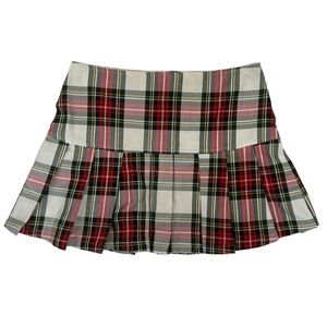 VINTAGE PLAID SKIRT